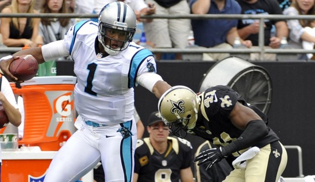 Cam Newton and the Panthers face Drew Brees and the Saints