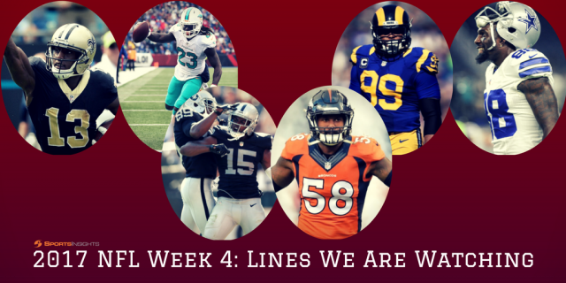 Week 4 2017: NFL Lines We're Watching | Sports Insights