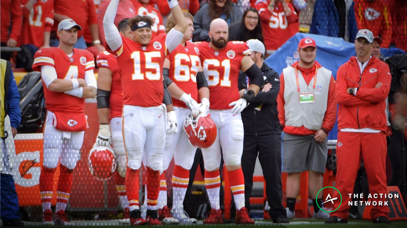 Kansas City Chiefs quarterback Patrick Mahomes