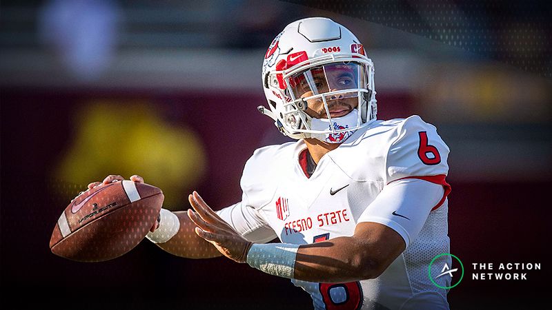 Fresno State Bulldogs quarterback Marcus McMaryion