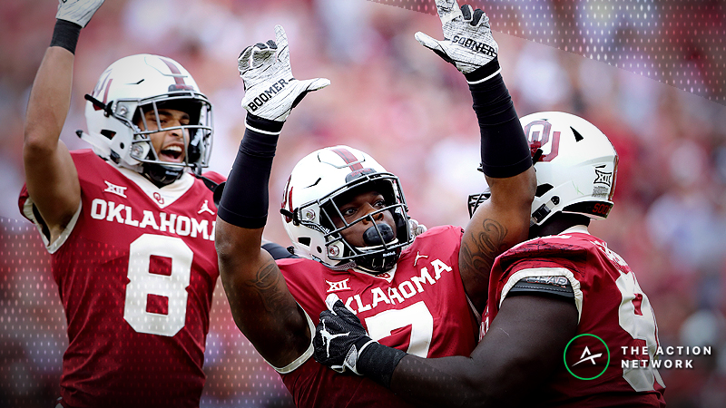 Professional bettors wasted no time taking the Oklahoma Sooners for Saturday's game against the Texas Longhorns.